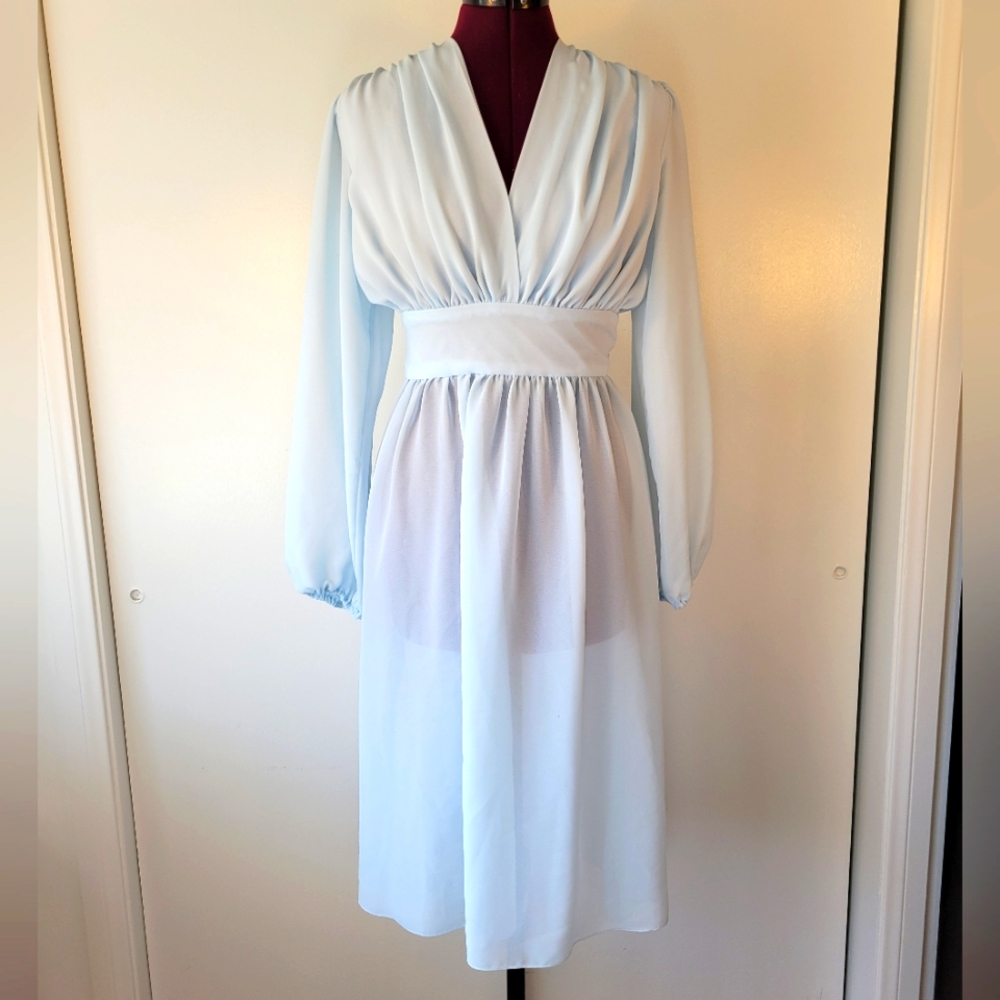VTG Joy Stevens California semi-sheer dress